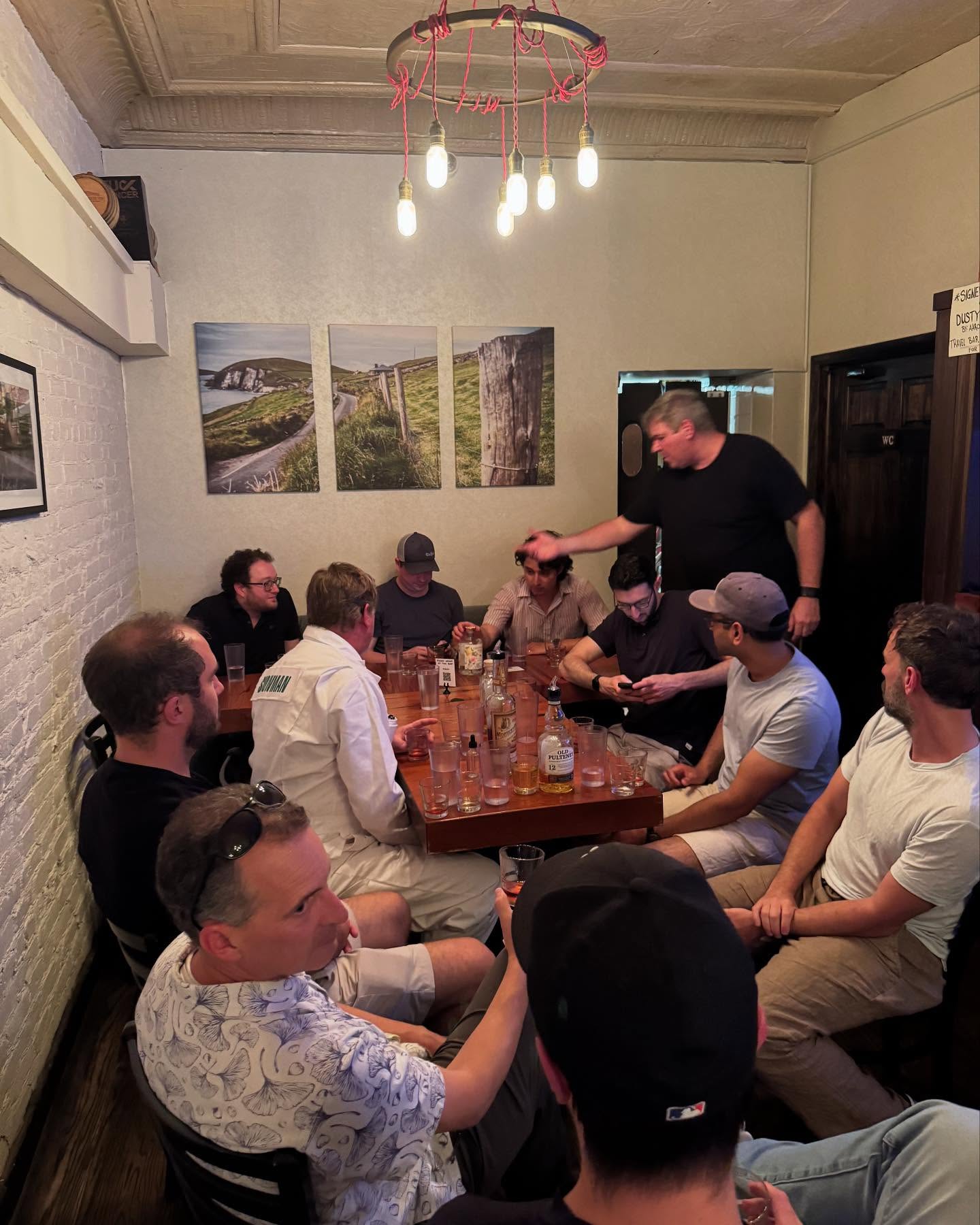 Social gathering at the club